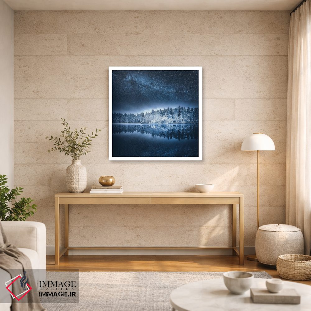 تابلو دکوراتیو سرزمین زمستانی اثر لاری لوهی - D3W