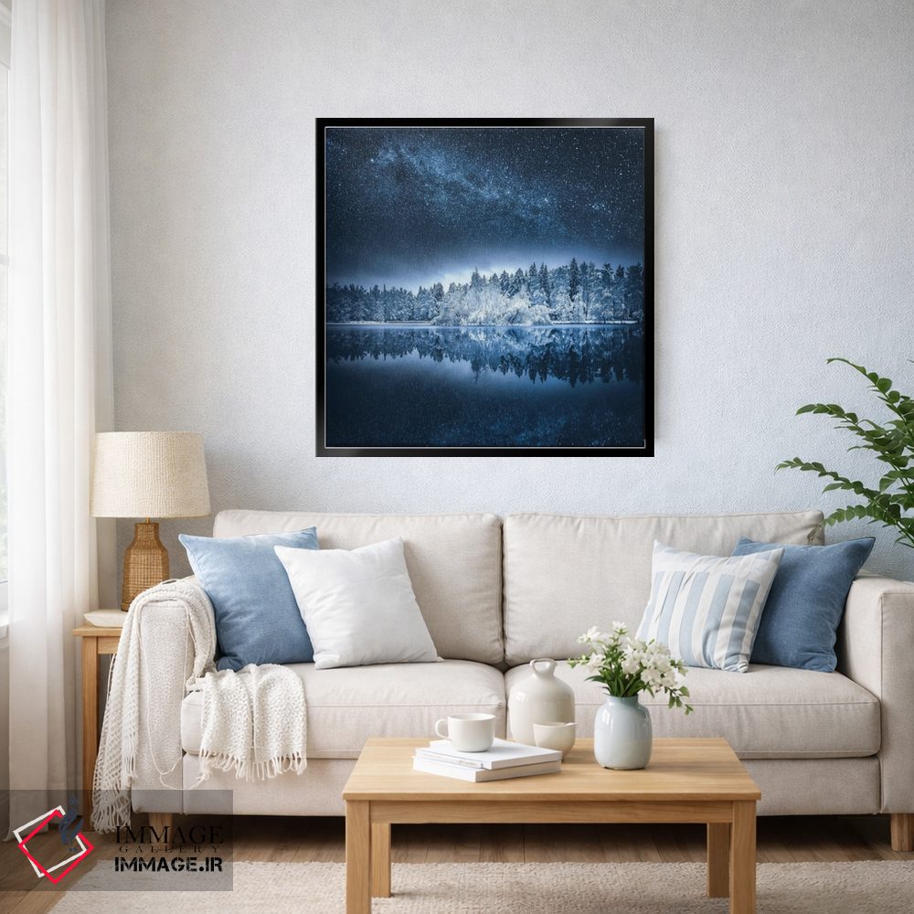 تابلو دکوراتیو سرزمین زمستانی اثر لاری لوهی - D6B