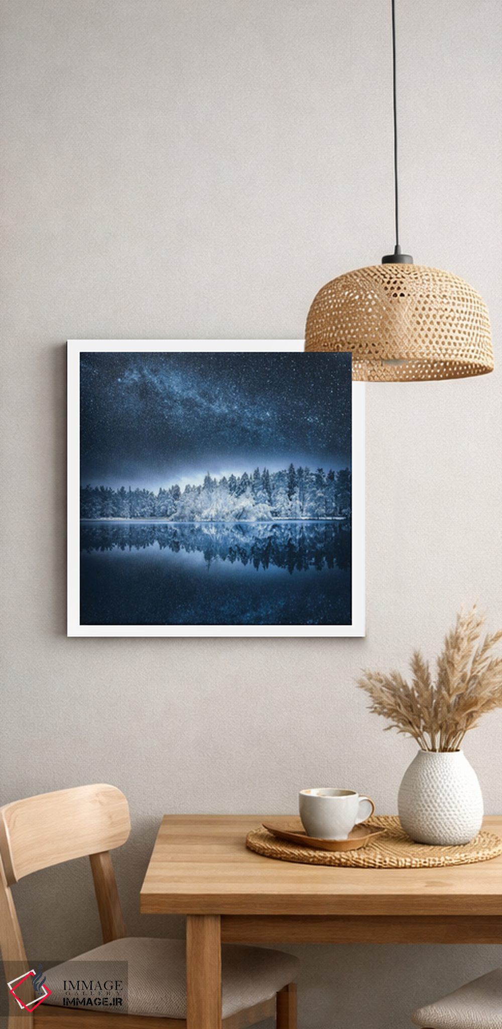 تابلو دکوراتیو سرزمین زمستانی اثر لاری لوهی - D4W