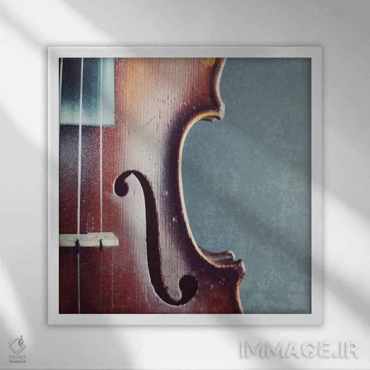 تابلو دکوراتیو پنجمین های کامل اثر لوپن گرین - نمای قابدار سفید