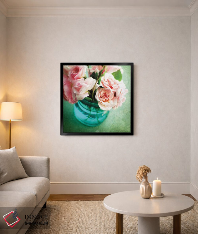 تابلو دکوراتیو سبک شبی شیک اثر لوپن گرین - D4B