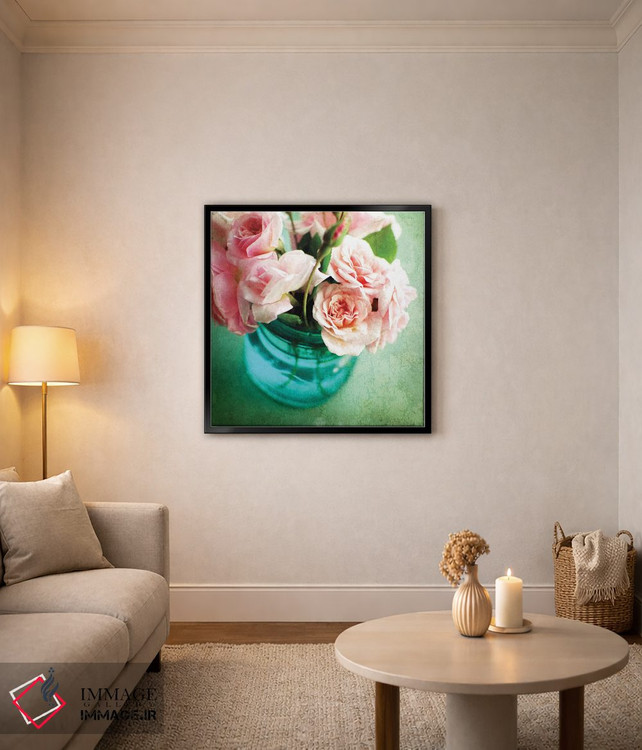 تابلو دکوراتیو سبک شبی شیک اثر لوپن گرین - D5B