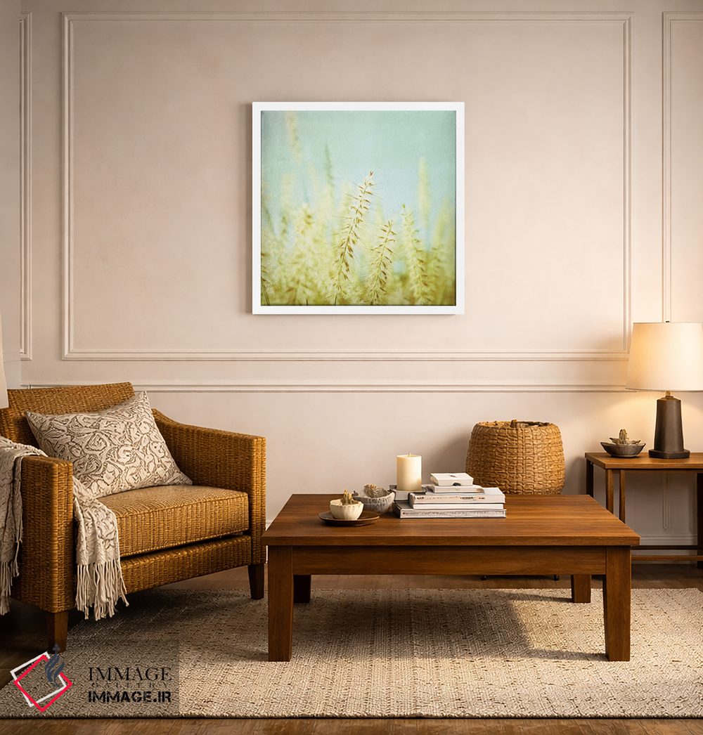 تابلو دکوراتیو تاب خوردن اثر لوپن گرین - D4W