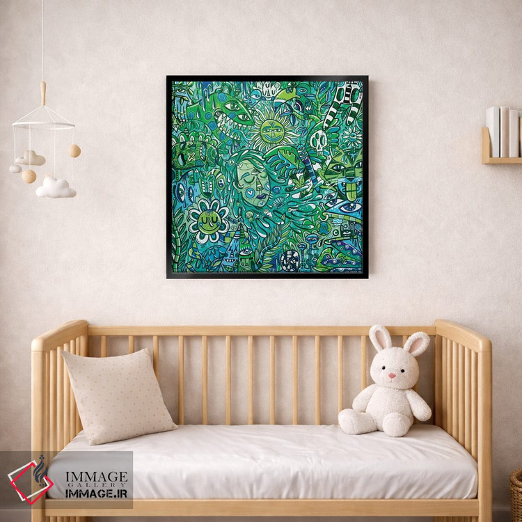 تابلو انتزاعی مادر طبیعت اثر لوک کرامپ - D2B