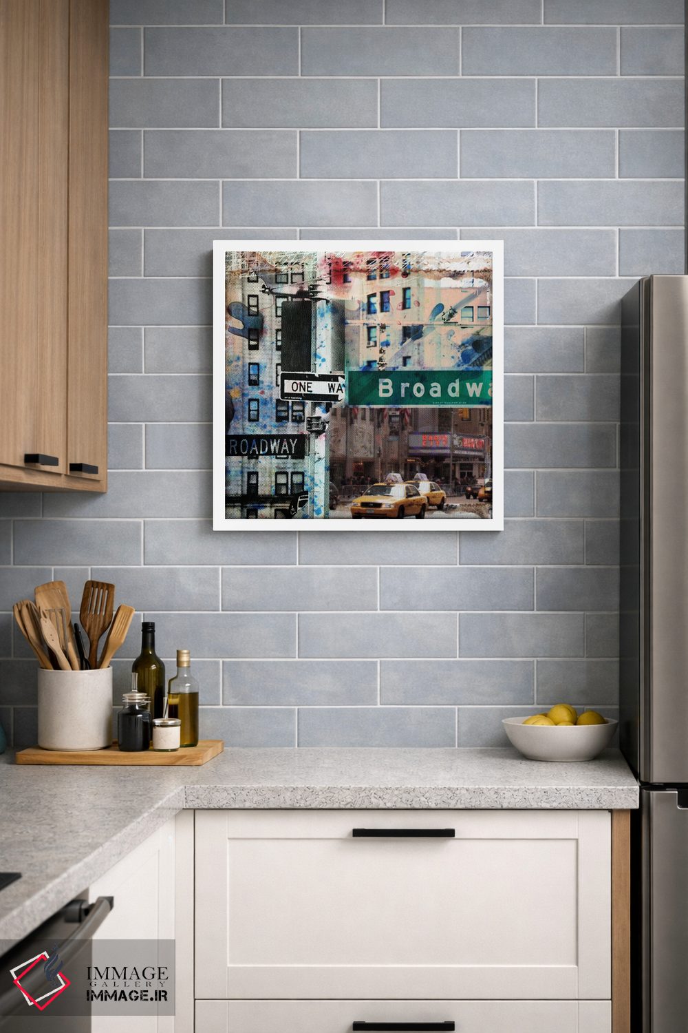 تابلو دکوراتیو برادوی یک طرفه اثر لوز گرافیکس - D3W