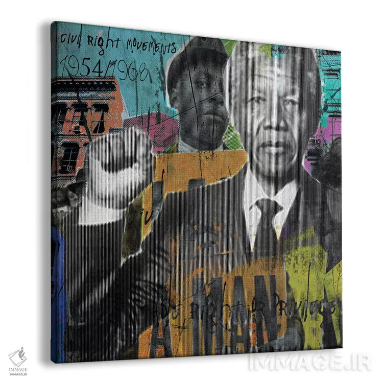 تابلو دکوراتیو یک رای اثر لوز گرافیکس - نمای پرسپکتیو محصول