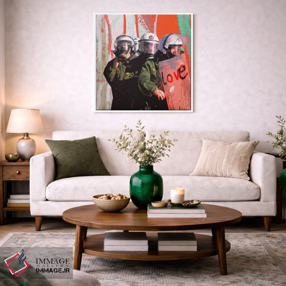 تابلو دکوراتیو عشق اثر لوز گرافیکس - D2W