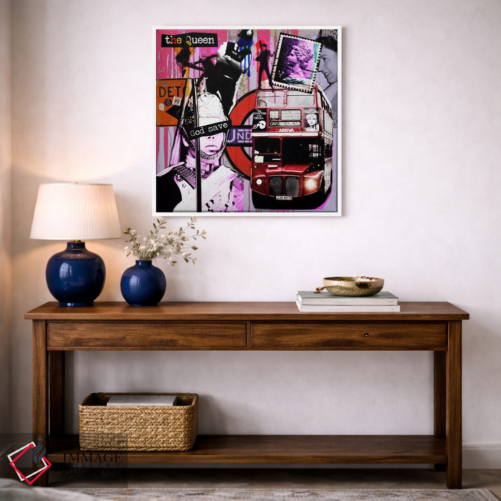 تابلو دکوراتیو لندن شماره ۳ اثر لوز گرافیکس - D4W