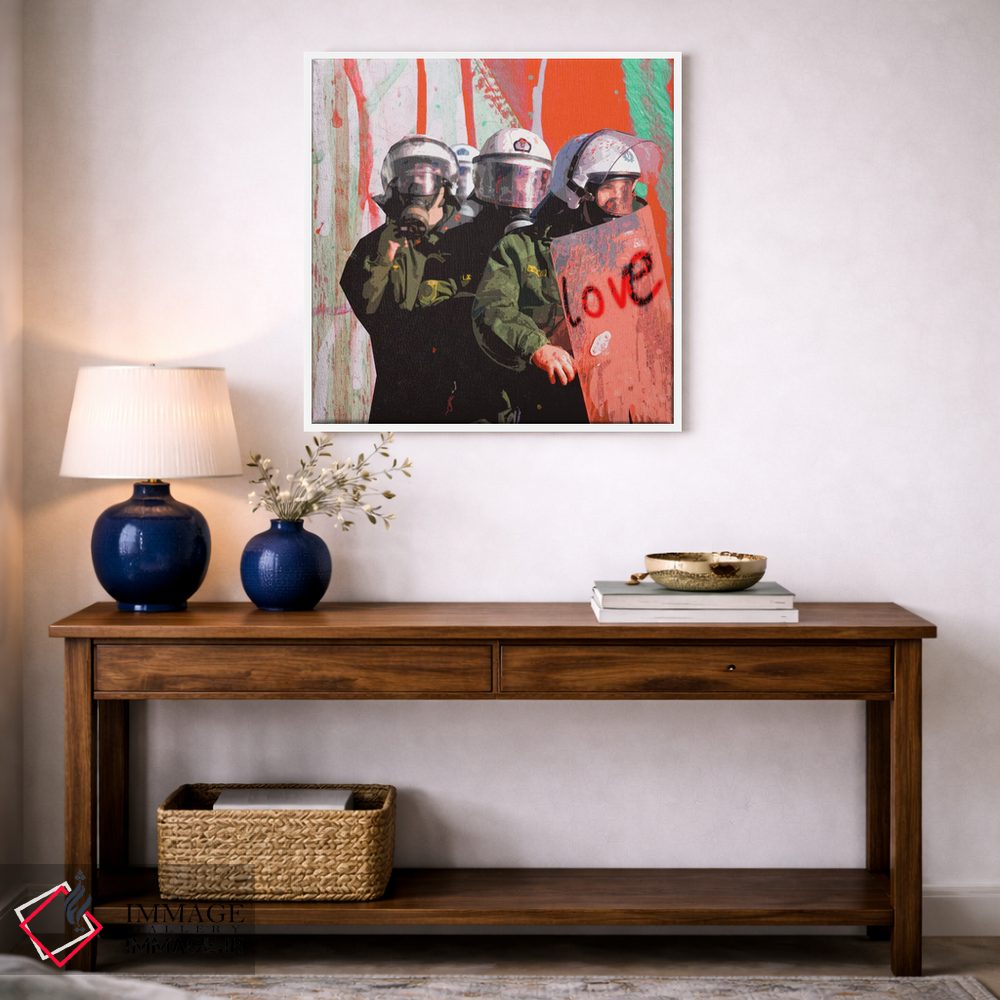 تابلو دکوراتیو عشق اثر لوز گرافیکس - D3W