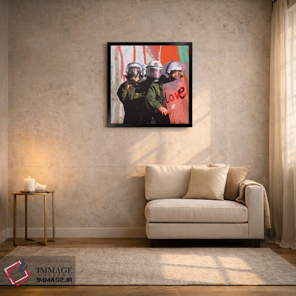 تابلو دکوراتیو عشق اثر لوز گرافیکس - D5B