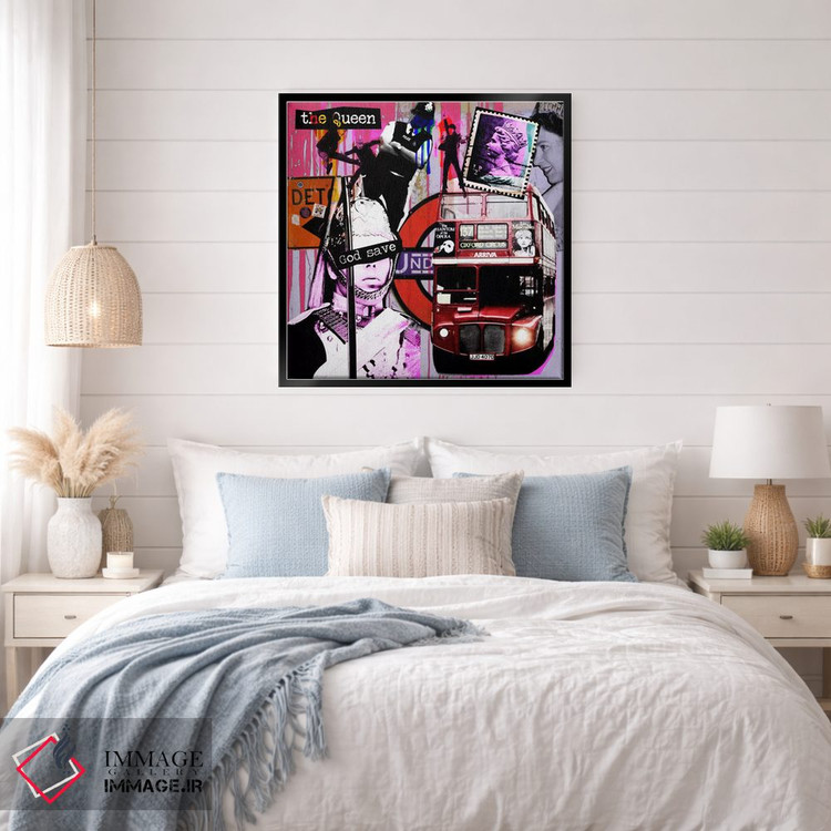 تابلو دکوراتیو لندن شماره ۳ اثر لوز گرافیکس - D5B