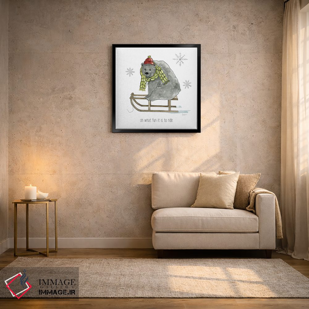 تابلو دکوراتیو لذت های ساده زمستانی اثر لیوی فین - D3B