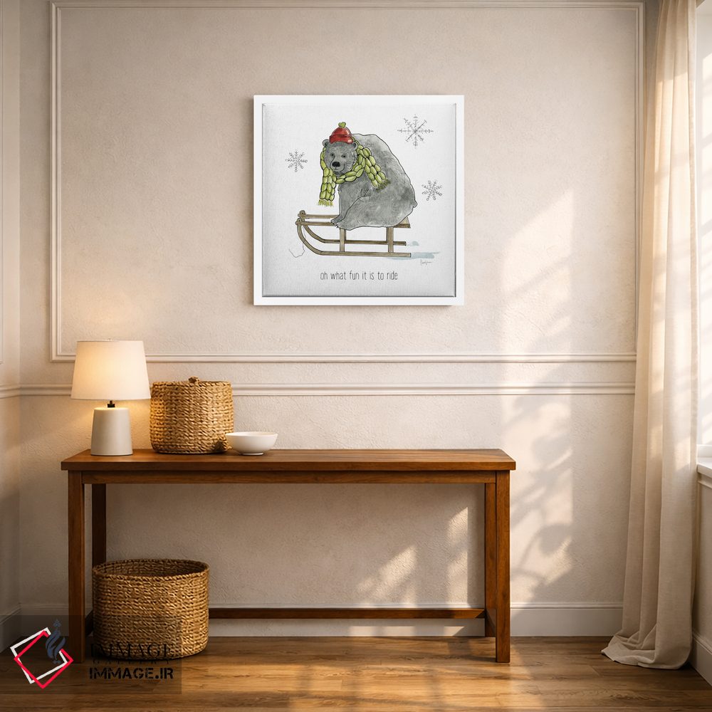 تابلو دکوراتیو لذت های ساده زمستانی اثر لیوی فین - D6W