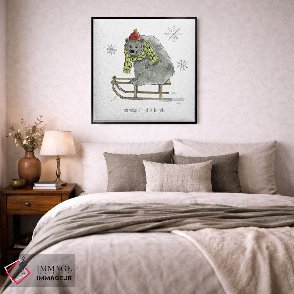 تابلو دکوراتیو لذت های ساده زمستانی اثر لیوی فین - D4B