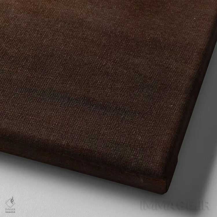 تابلو انتزاعی دسته گل بهاری دو اثر لورا ون هورن - نمای نزدیک بافت بوم