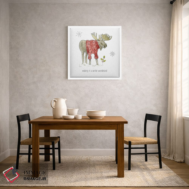 تابلو دکوراتیو لذت های ساده زمستانی اثر لیوی فین - D2W