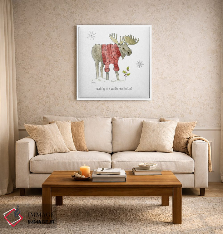 تابلو دکوراتیو لذت های ساده زمستانی اثر لیوی فین - D5W