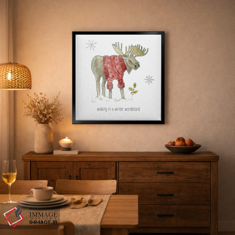 تابلو دکوراتیو لذت های ساده زمستانی اثر لیوی فین - D4B