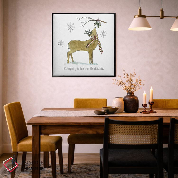 تابلو دکوراتیو لذت های ساده زمستانی اثر لیوی فین - D6B