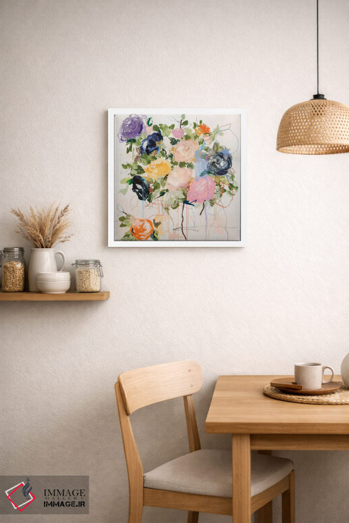 تابلو انتزاعی راستی اثر لی واینر - D1W