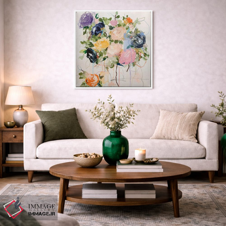 تابلو انتزاعی راستی اثر لی واینر - D3W