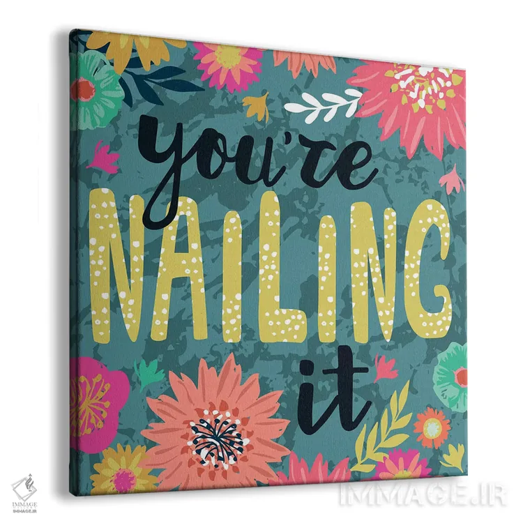 تابلو دکوراتیو هرروزه با سخنان پرانرژی ۳ اثر لیزا وایت باتن - نمای پرسپکتیو محصول