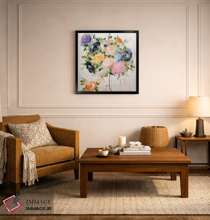 تابلو انتزاعی راستی اثر لی واینر - D6B