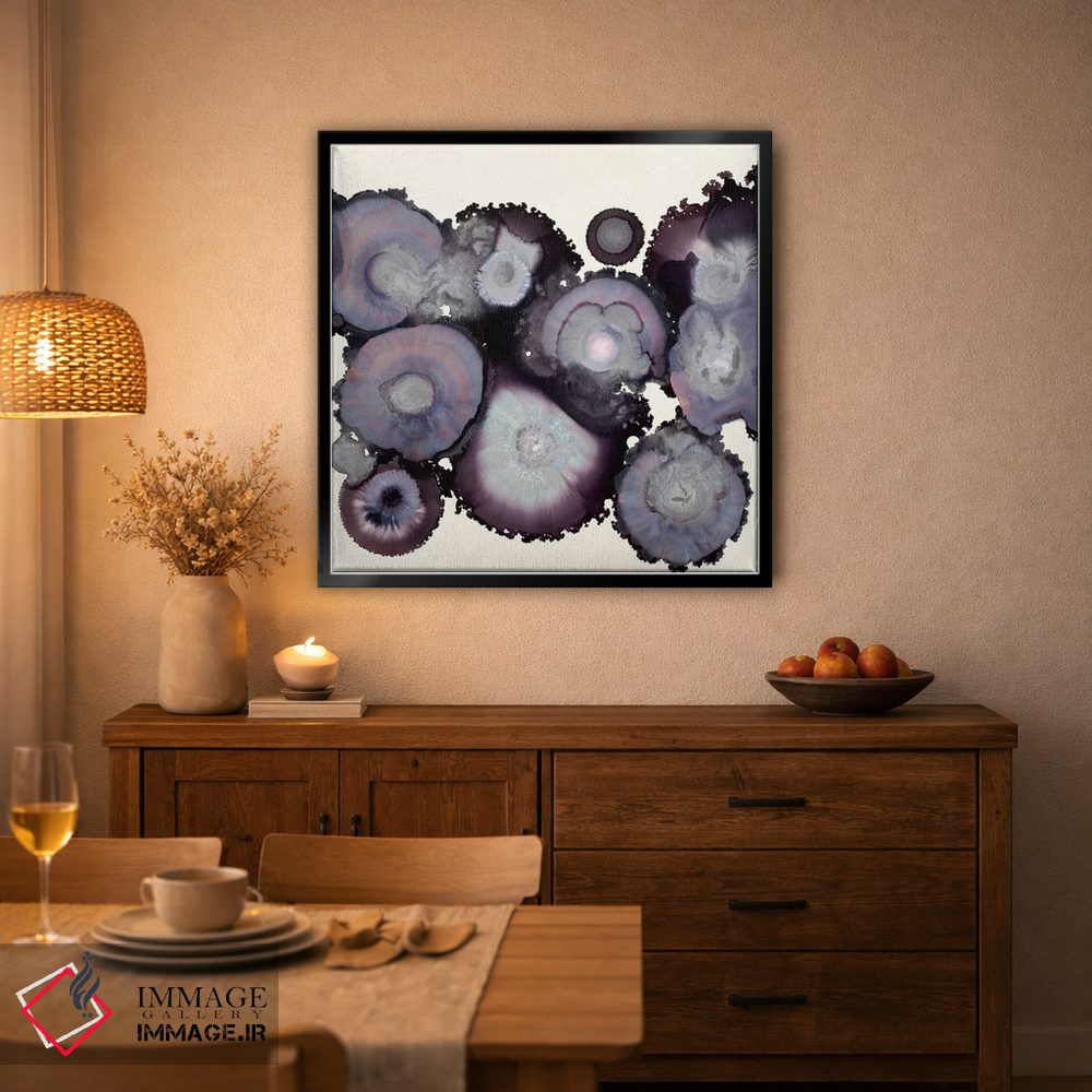 تابلو مینیمال طوفانی اثر لورا ون هورن - D4B