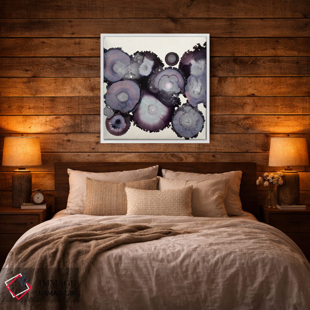 تابلو مینیمال طوفانی اثر لورا ون هورن - D2W