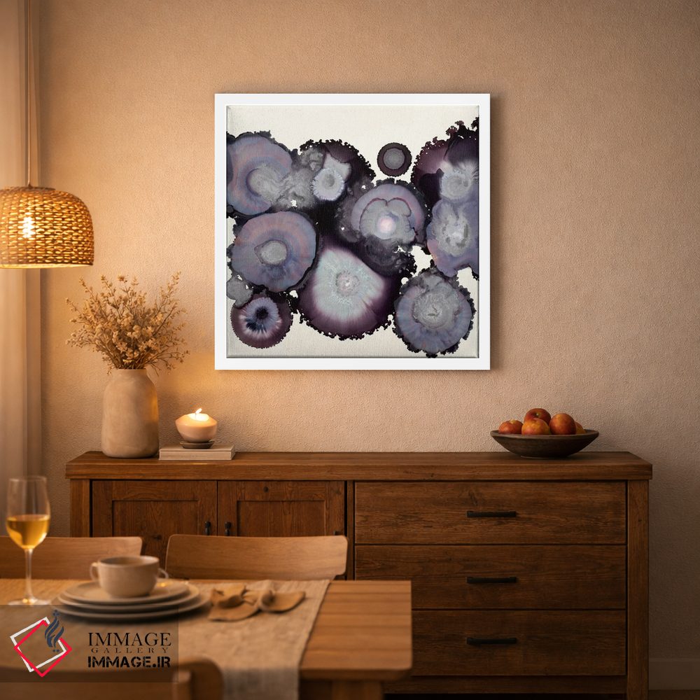 تابلو مینیمال طوفانی اثر لورا ون هورن - D3W