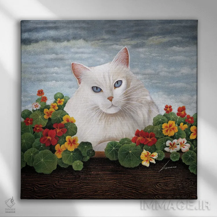 تابلو دکوراتیو چویی بارنز واش اثر لوول هررو - نمای روبهرو روی دیوار