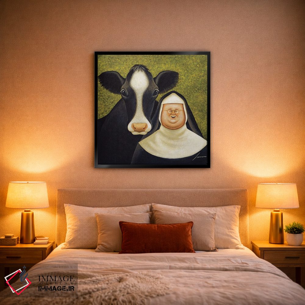 تابلو دکوراتیو سیاه و سفید اثر لوول هررو - D1B