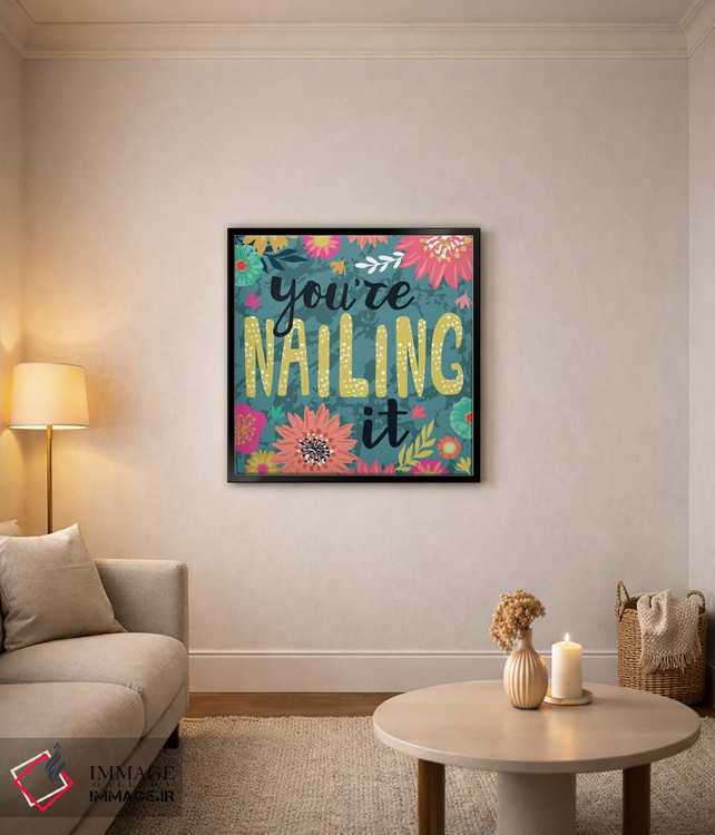 تابلو دکوراتیو هرروزه با سخنان پرانرژی ۳ اثر لیزا وایت باتن - D4B