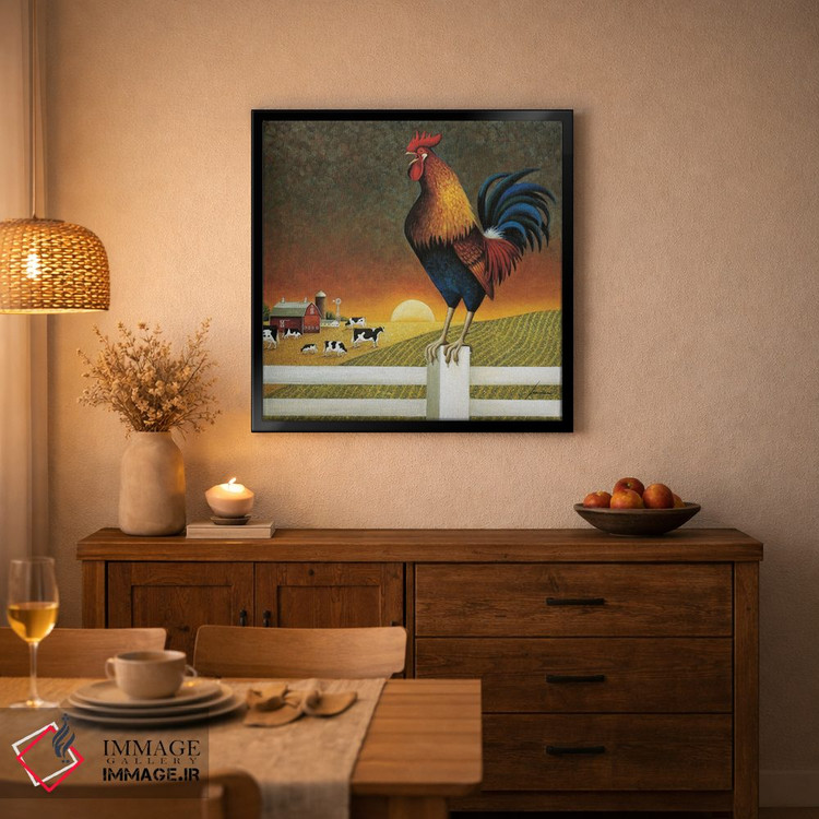 تابلو دکوراتیو طلوع آفتاب اثر لوول هررو - D2B