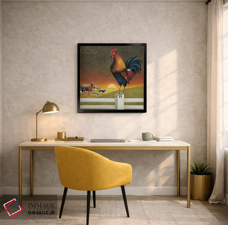تابلو دکوراتیو طلوع آفتاب اثر لوول هررو - D3B