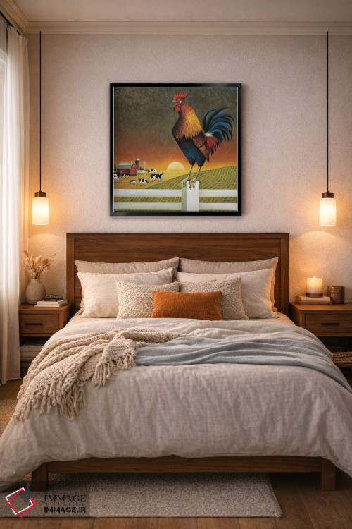 تابلو دکوراتیو طلوع آفتاب اثر لوول هررو - D4B