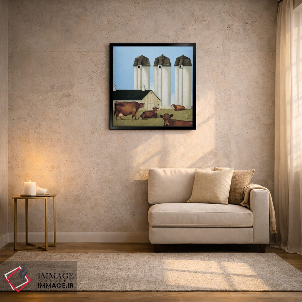 تابلو دکوراتیو سه سیلو اثر لوول هررو - D1B