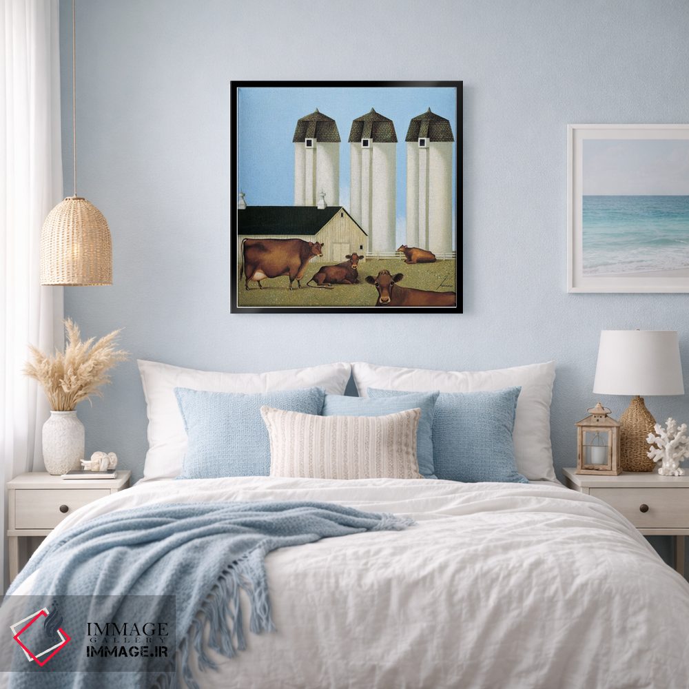 تابلو دکوراتیو سه سیلو اثر لوول هررو - D3B