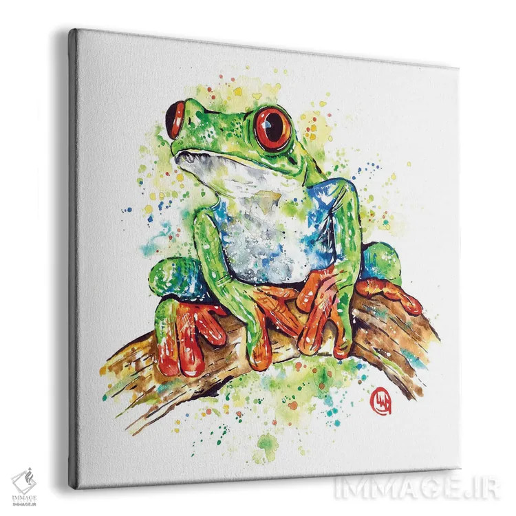 تابلو دکوراتیو زندگی رنگی اثر لیزا وایت هاوس - نمای پرسپکتیو محصول