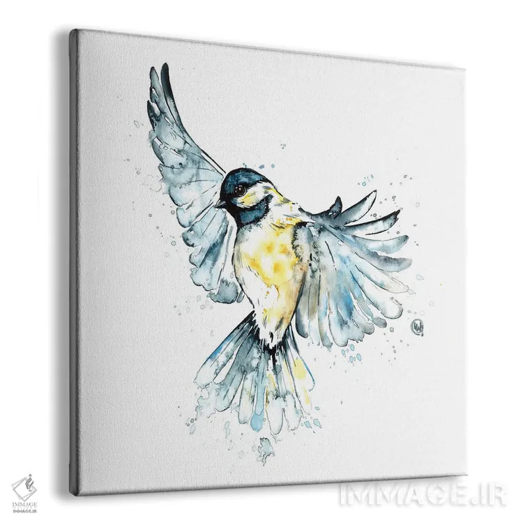 تابلو دکوراتیو در حال پرواز اثر لیزا وایت هاوس - نمای پرسپکتیو محصول