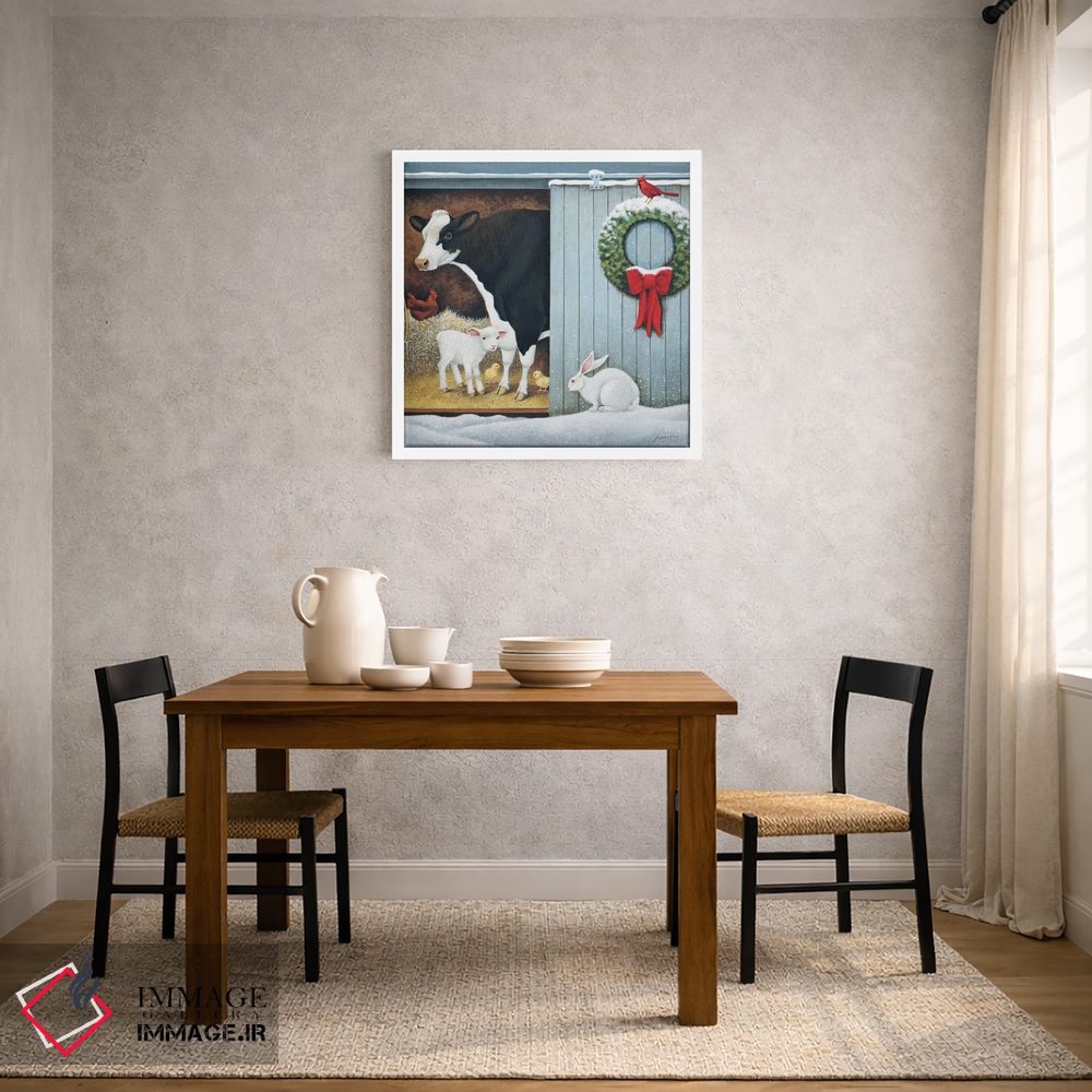 تابلو دکوراتیو صبح کریسمس اثر لوول هررو - D2W