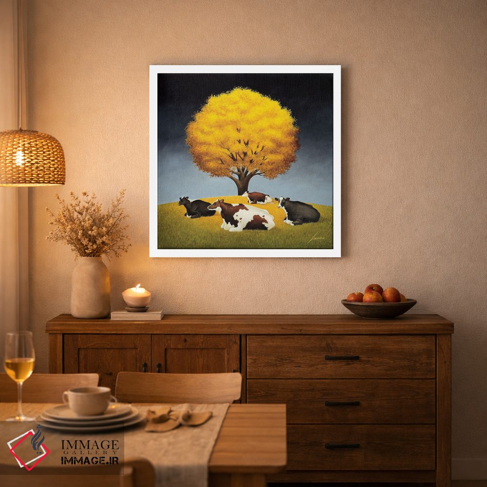 تابلو دکوراتیو عصر پاییزی اثر لوول هررو - D1W