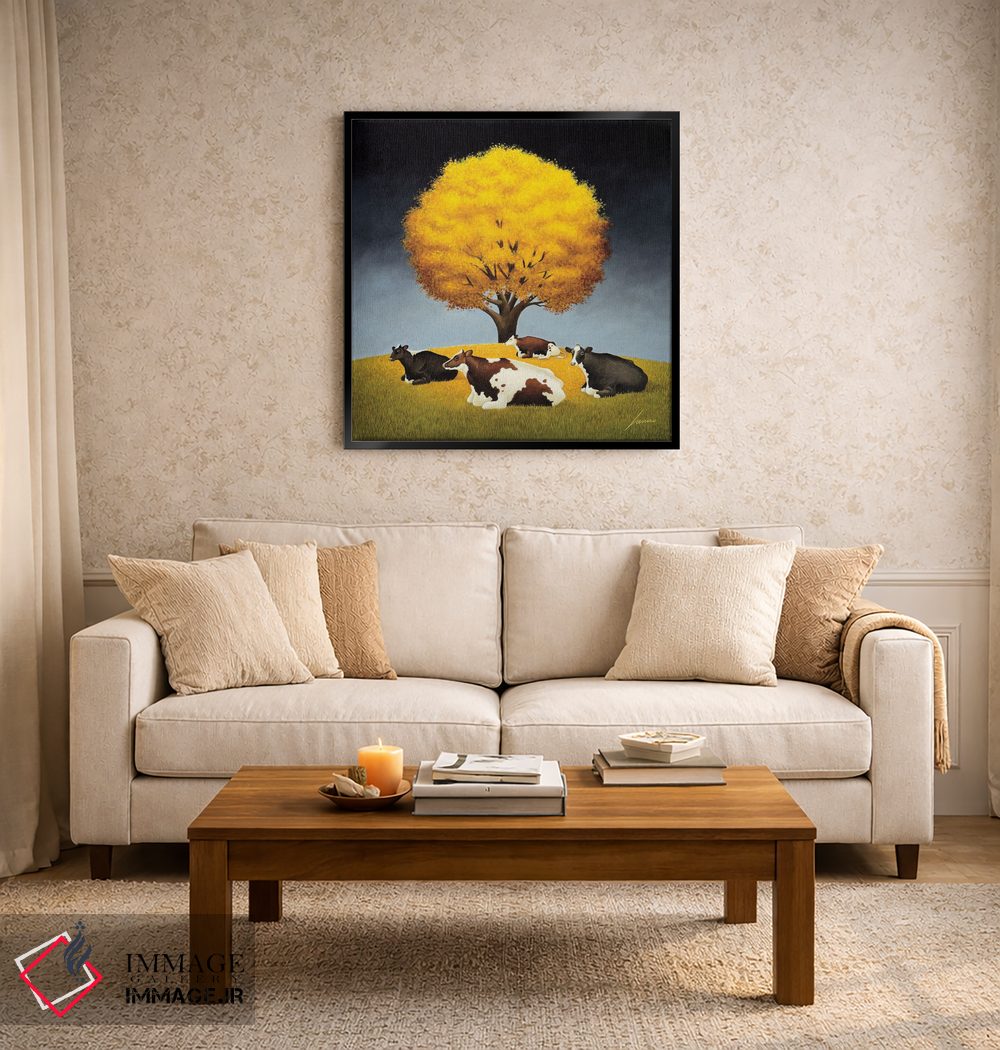 تابلو دکوراتیو عصر پاییزی اثر لوول هررو - D2B