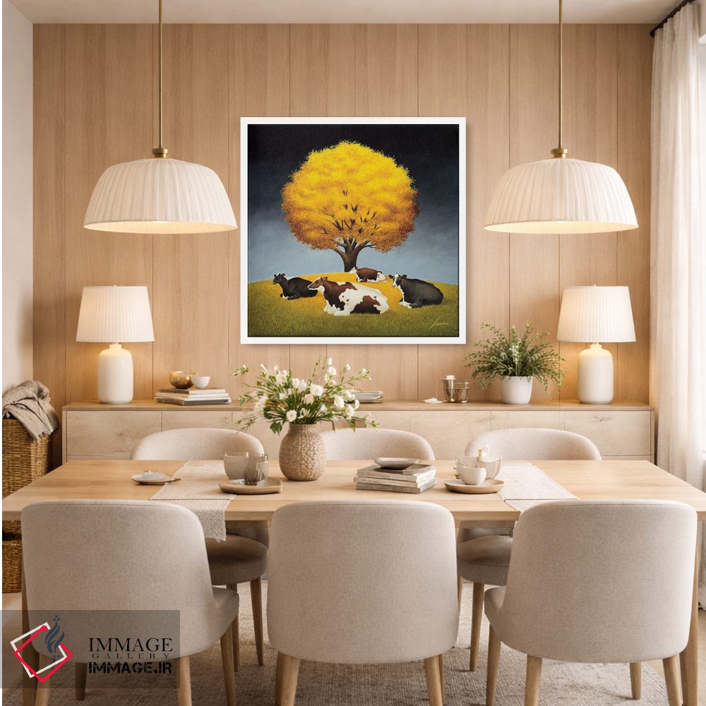 تابلو دکوراتیو عصر پاییزی اثر لوول هررو - D4W