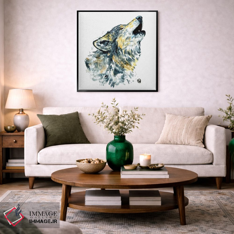 تابلو دکوراتیو ماه کامل اثر لیزا وایت هاوس - D5B