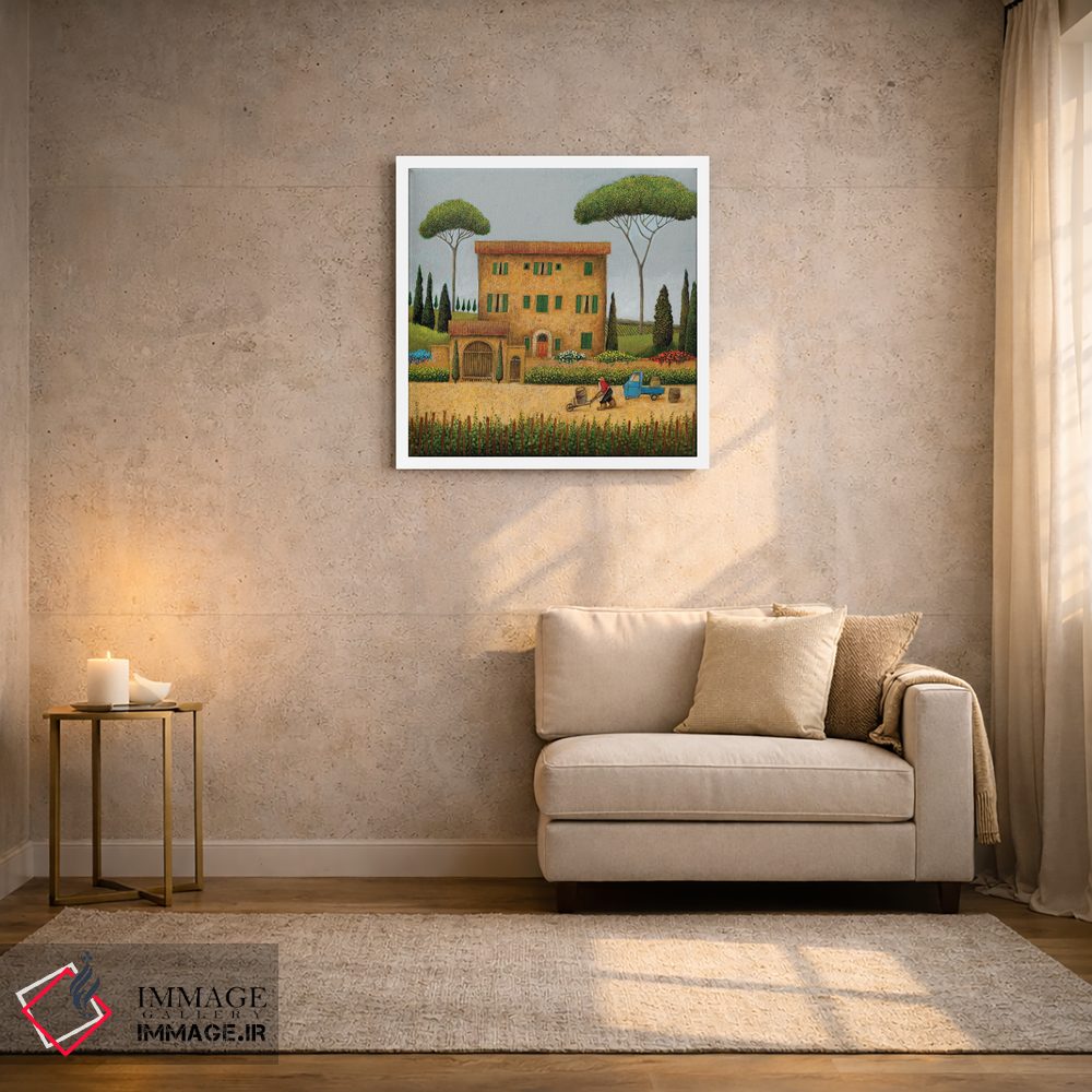 تابلو دکوراتیو هتل ایتالیایی اثر لوول هررو - D1W