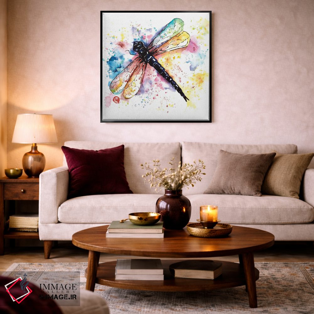 تابلو دکوراتیو وقت پرواز اثر لیزا وایت هاوس - D2B