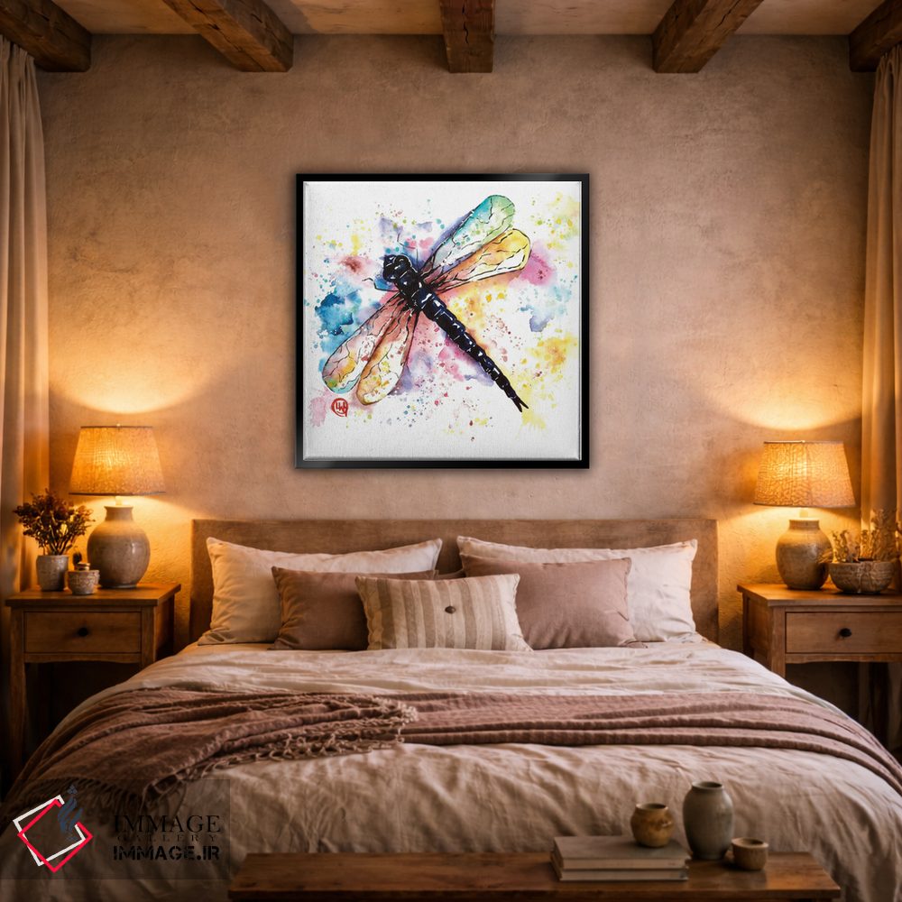 تابلو دکوراتیو وقت پرواز اثر لیزا وایت هاوس - D3B