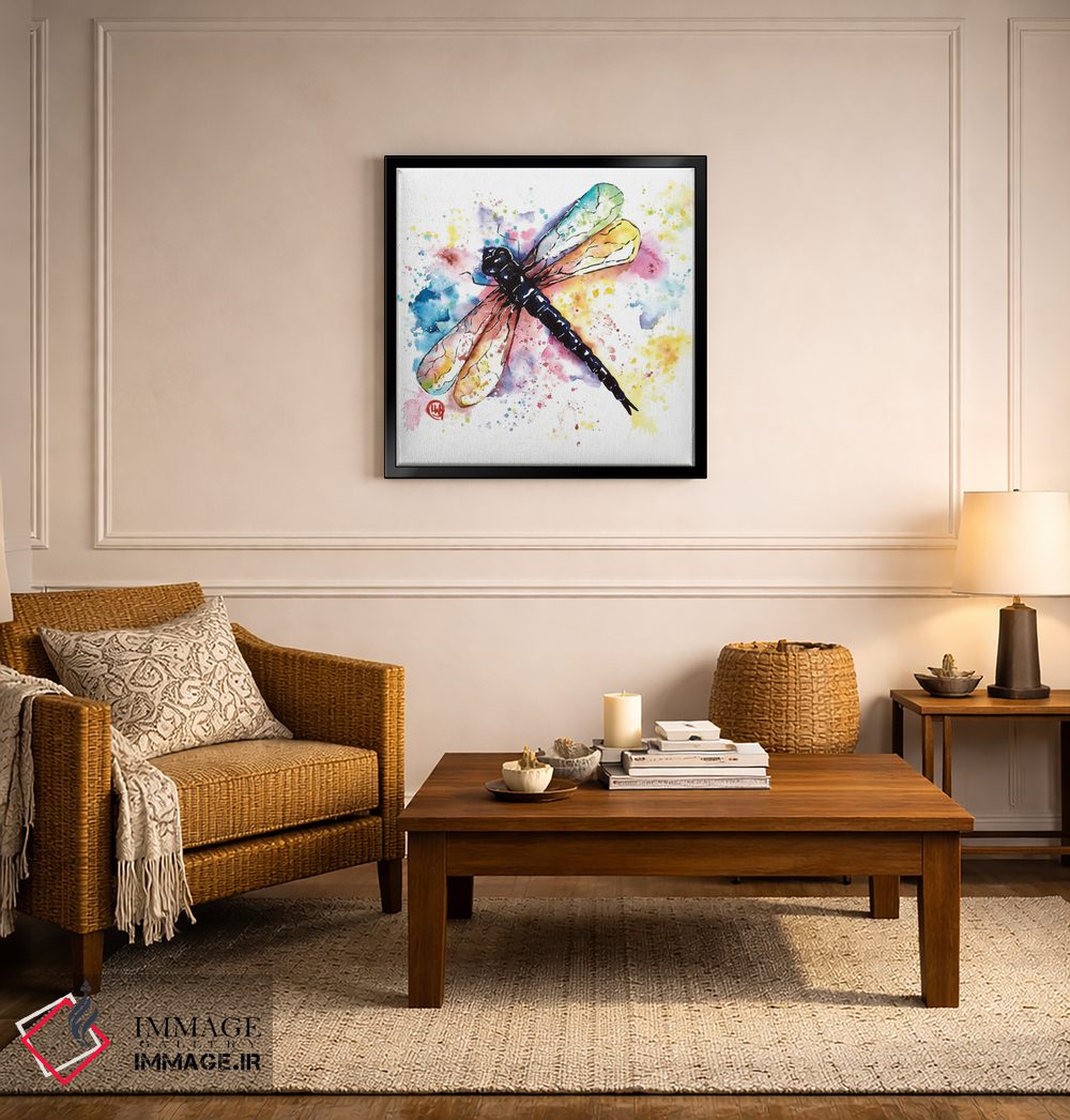 تابلو دکوراتیو وقت پرواز اثر لیزا وایت هاوس - D6B