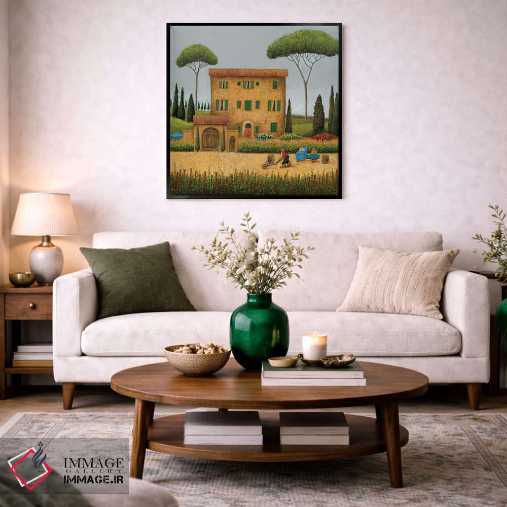 تابلو دکوراتیو هتل ایتالیایی اثر لوول هررو - D3B